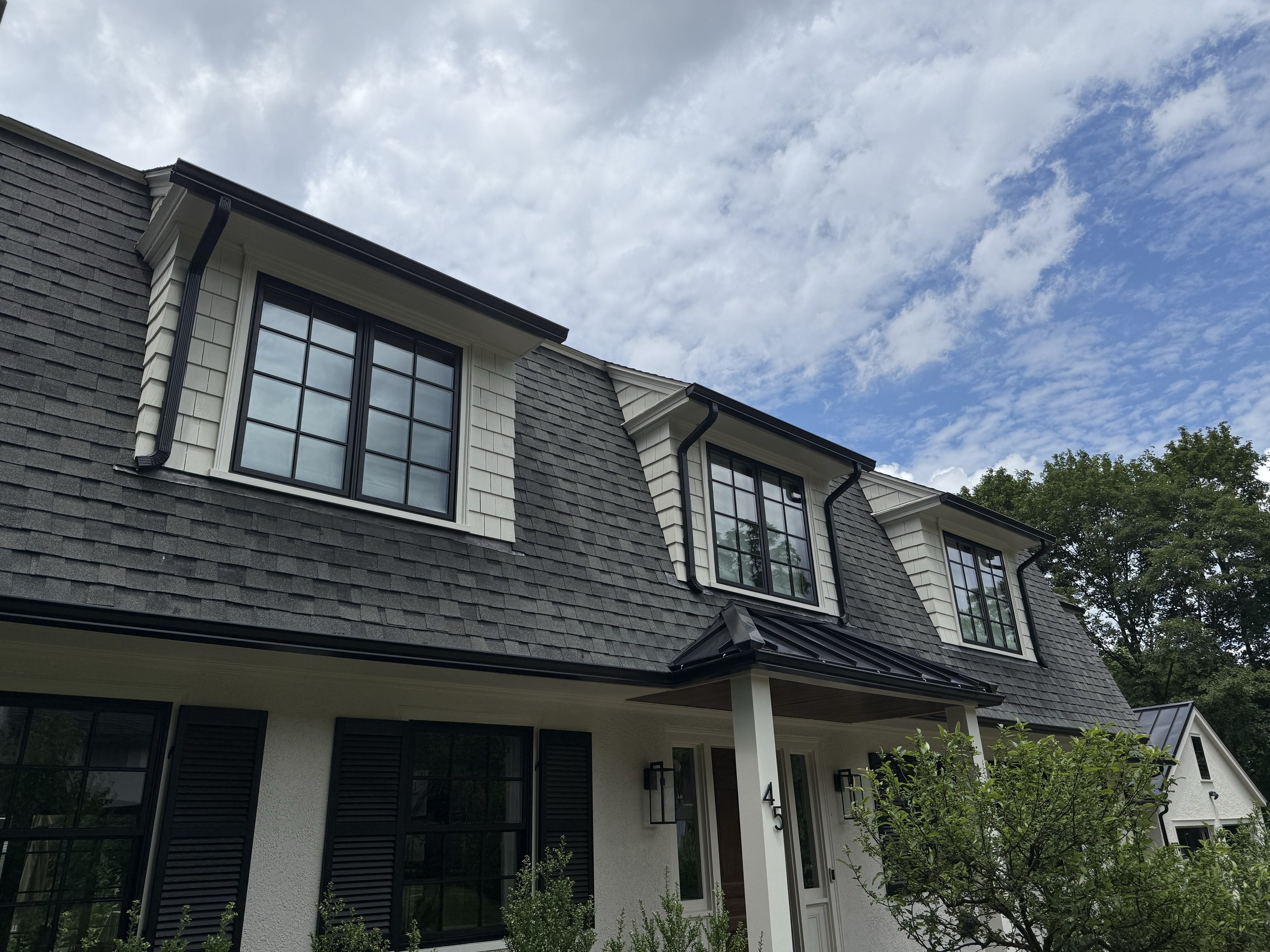 A residential exterior in detail